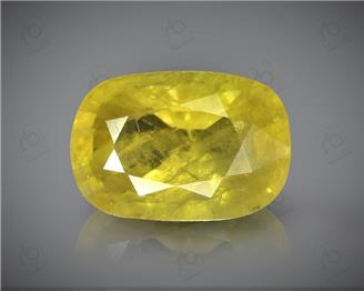 Natural Heated & Treted Yellow Sapphire Certified 3.56 CTS (DIN 86214 )